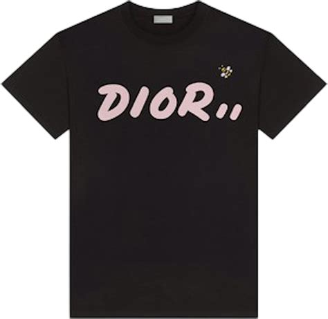 dior kaws black t shirt|kaws dior stockx.